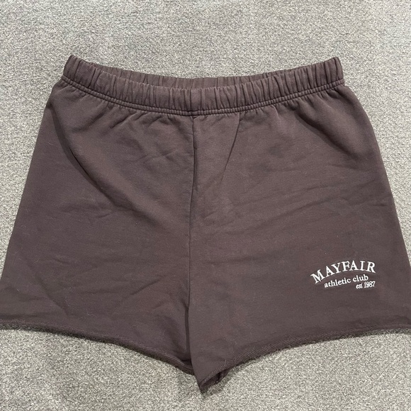 Mayfair Athletic Club Brown Sweat  Shorts Size M/L - Picture 2 of 6